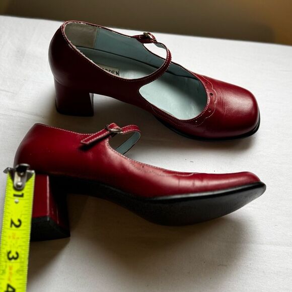 Steve Madden Red Mary Jane Heels - Picture 4 of 8